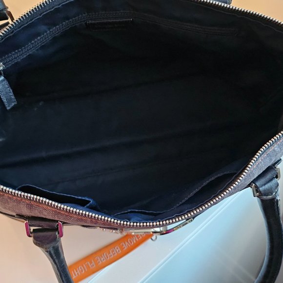 DIOR Christian Dior Denim Blue Trotter Flight Bag - Picture 7 of 16